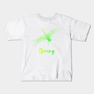 Spring Dragonfly Kids T-Shirt